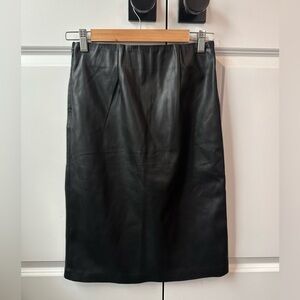 Brochu Walker Women’s Faux Leather Skirt Black (Size S)